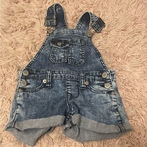 2T True Religion Jean Shorts Overalls